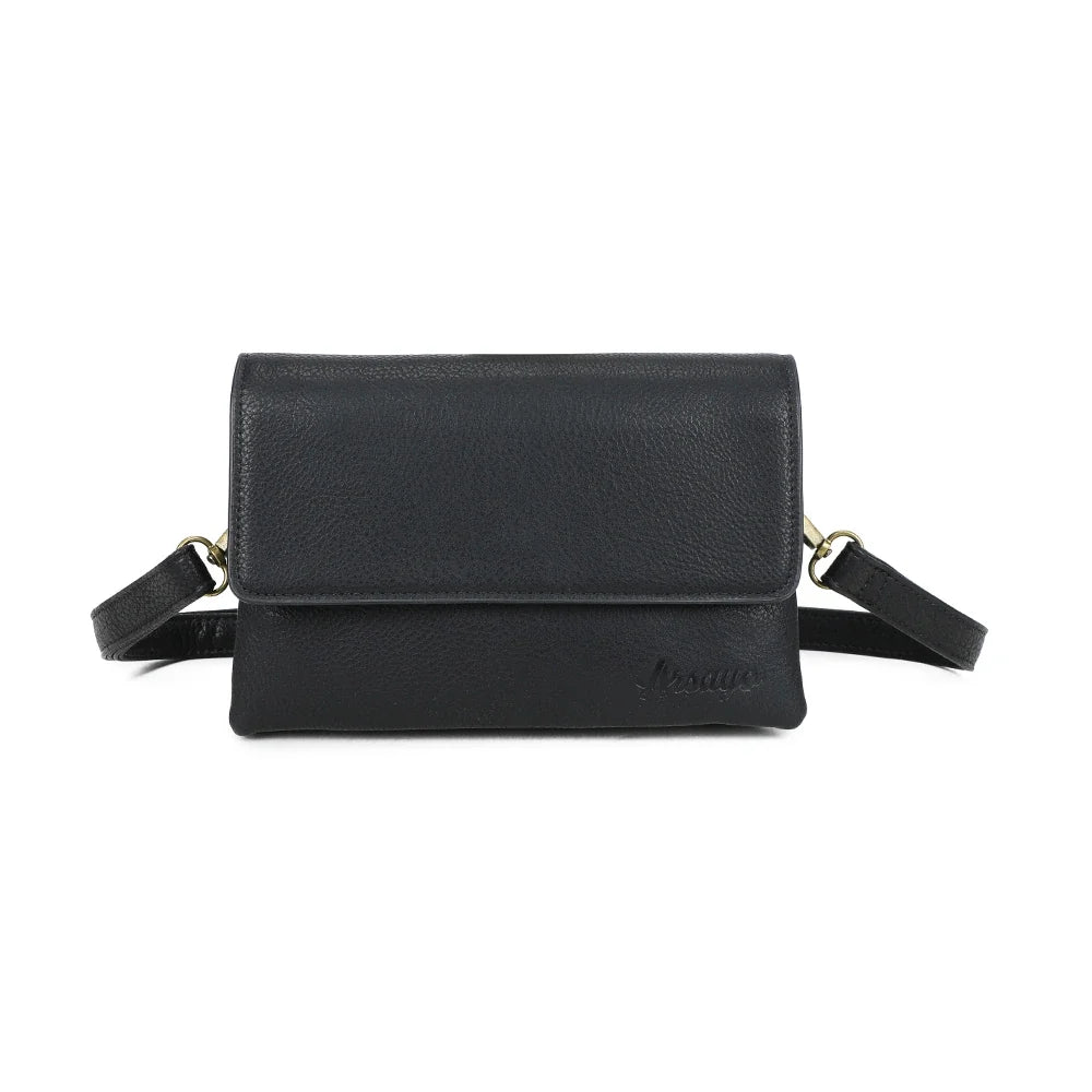 Sacoche Bégonia en cuir vegan de qualité