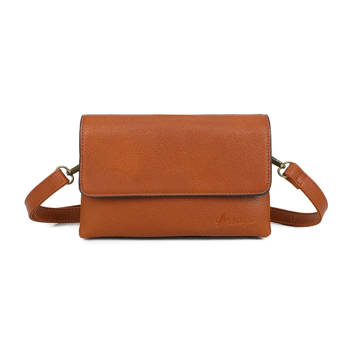 Sacoche Bégonia en cuir vegan de qualité