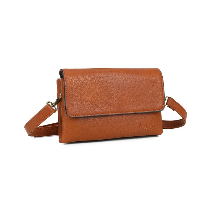 Sacoche Bégonia en cuir vegan de qualité