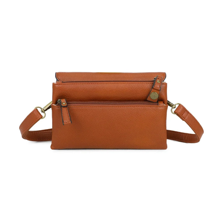 Sacoche Bégonia en cuir vegan de qualité