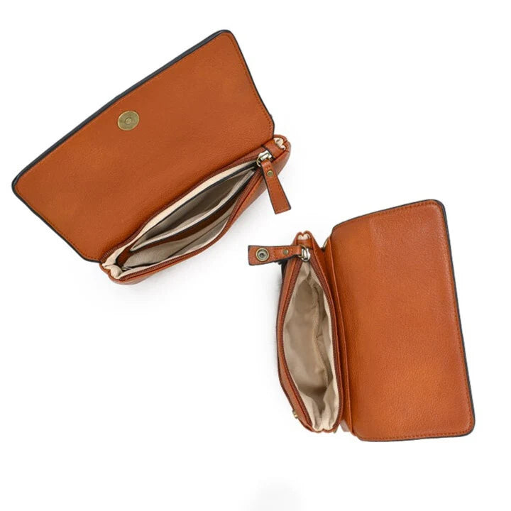 Sacoche Bégonia en cuir vegan de qualité