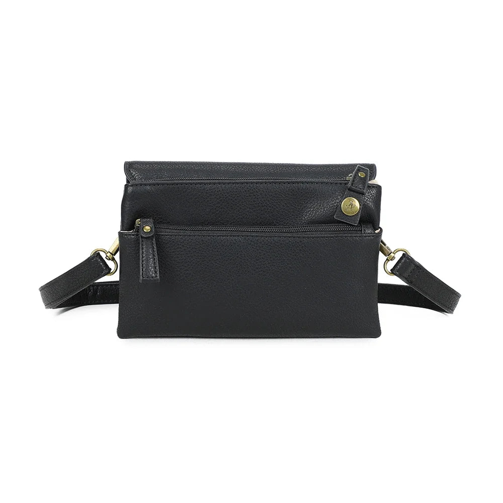 Sacoche Bégonia en cuir vegan de qualité