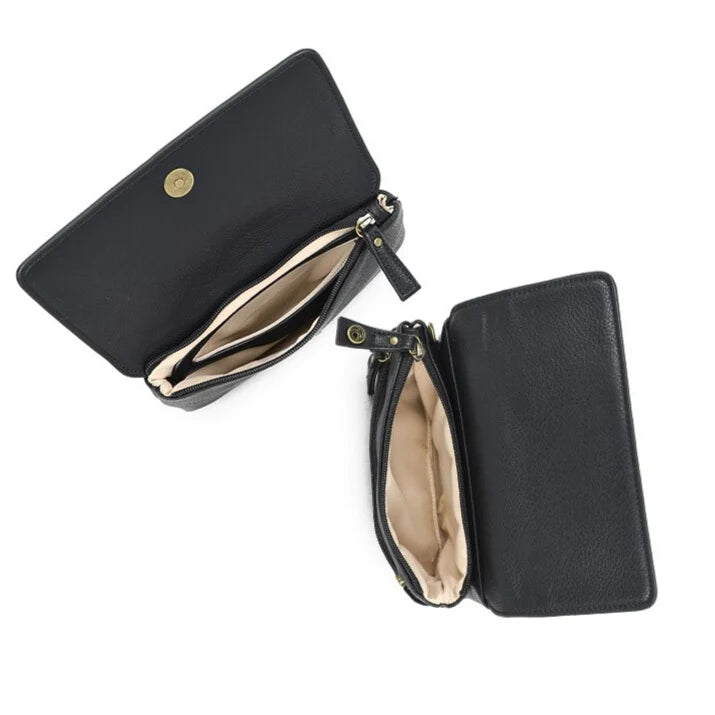 Sacoche Bégonia en cuir vegan de qualité