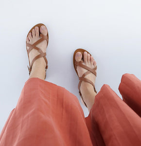 sandales éthiques marron