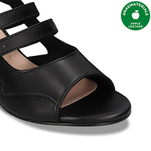 sandales à talons noire