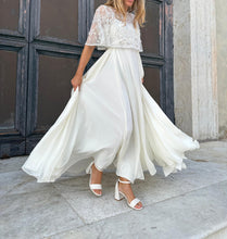 Charger l&#39;image dans la galerie, Chaussures de mariage blanche vegan