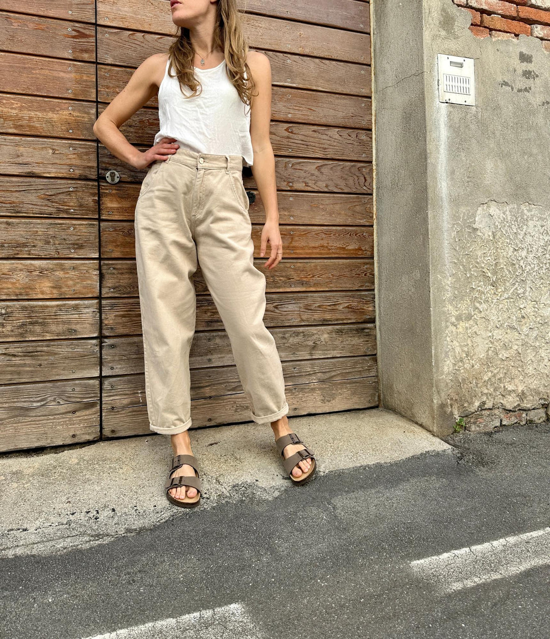 sandales marron