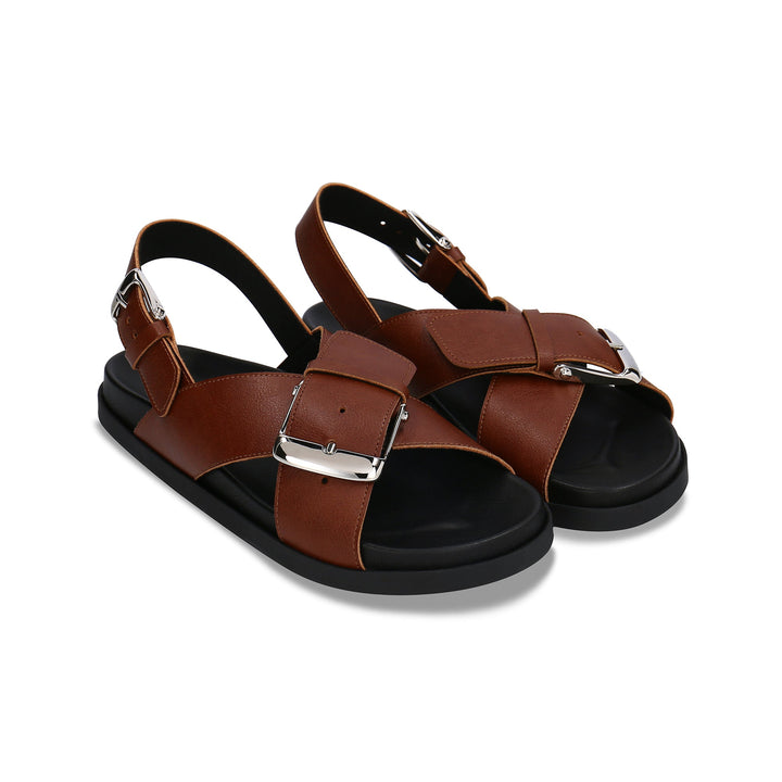 Sandalias veganas mujer con tiras cruzadas – cómodas de verano