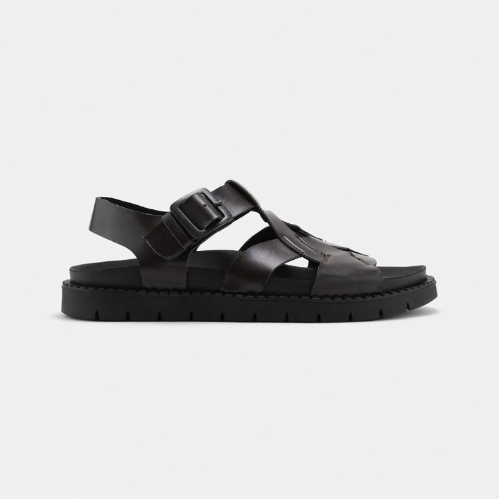 Sandales vegan Nazea marron