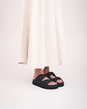 Laden Sie das Bild in den Galerie-Viewer, Vegan unisex sandalen dubbele banden dikke zool urban comfort