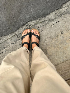 sandales noires