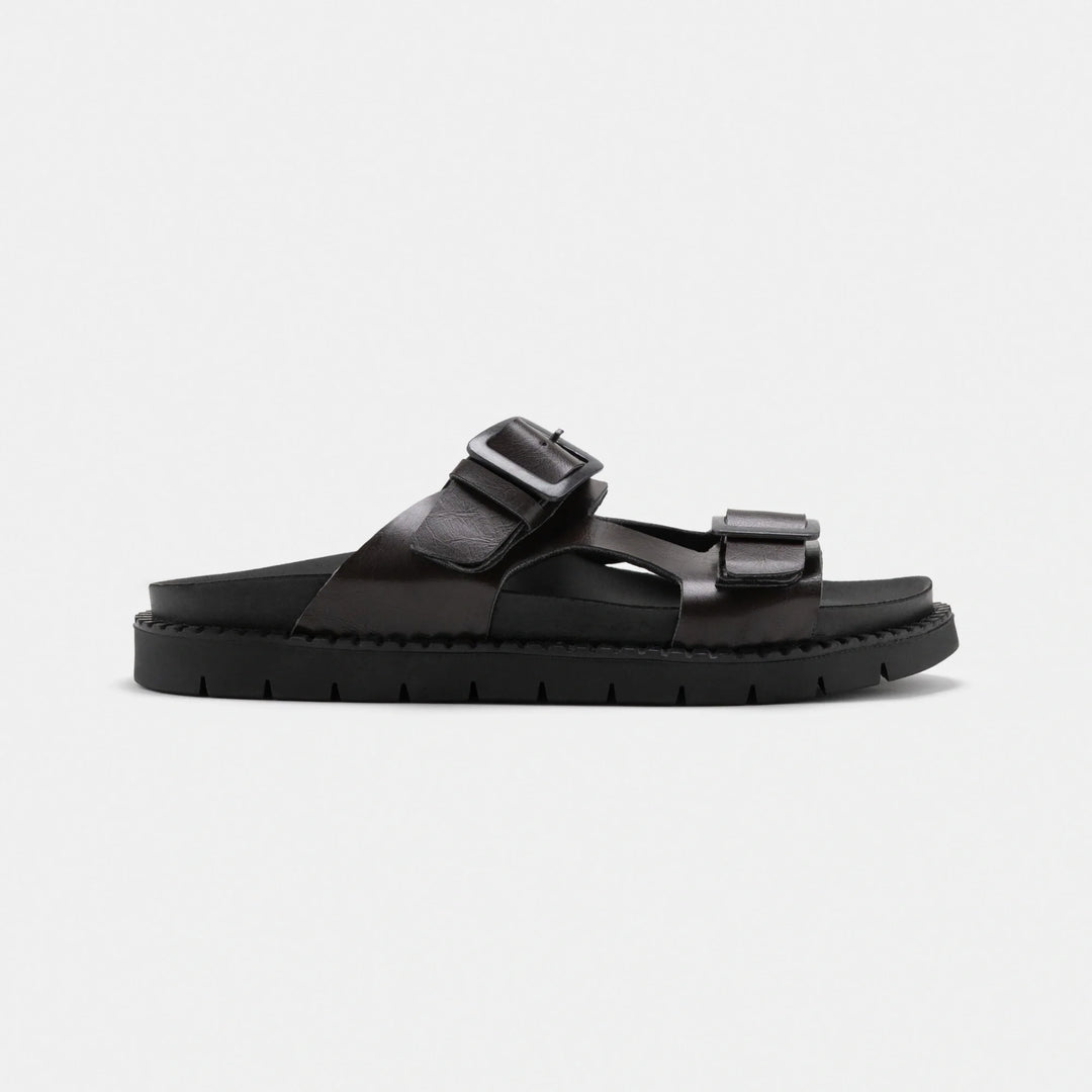 Sandales vegan praia marron 