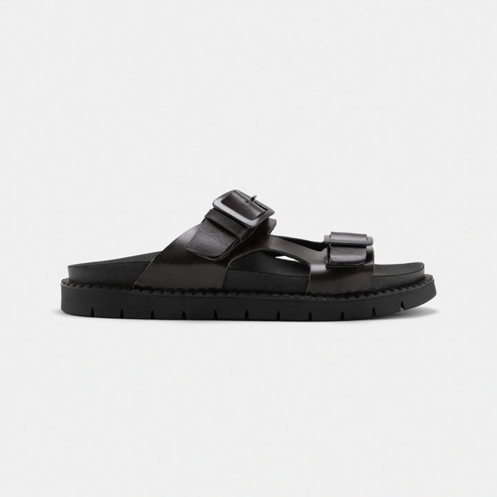 Sandales vegan praia marron 