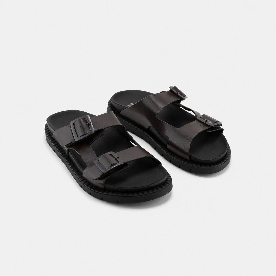 Sandales vegan praia marron