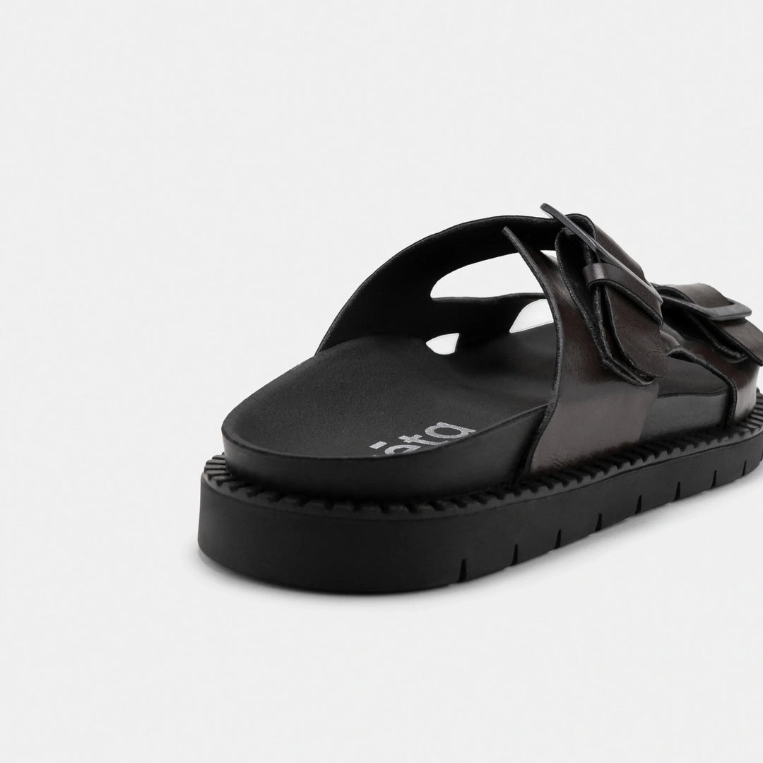 Sandales vegan praia marron