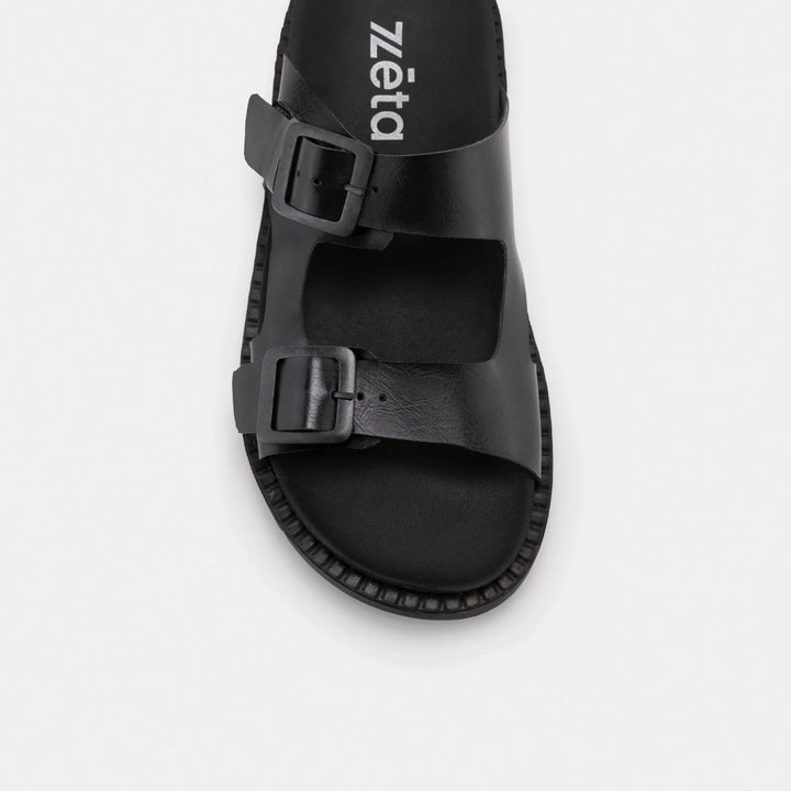Sandales vegan praia noir