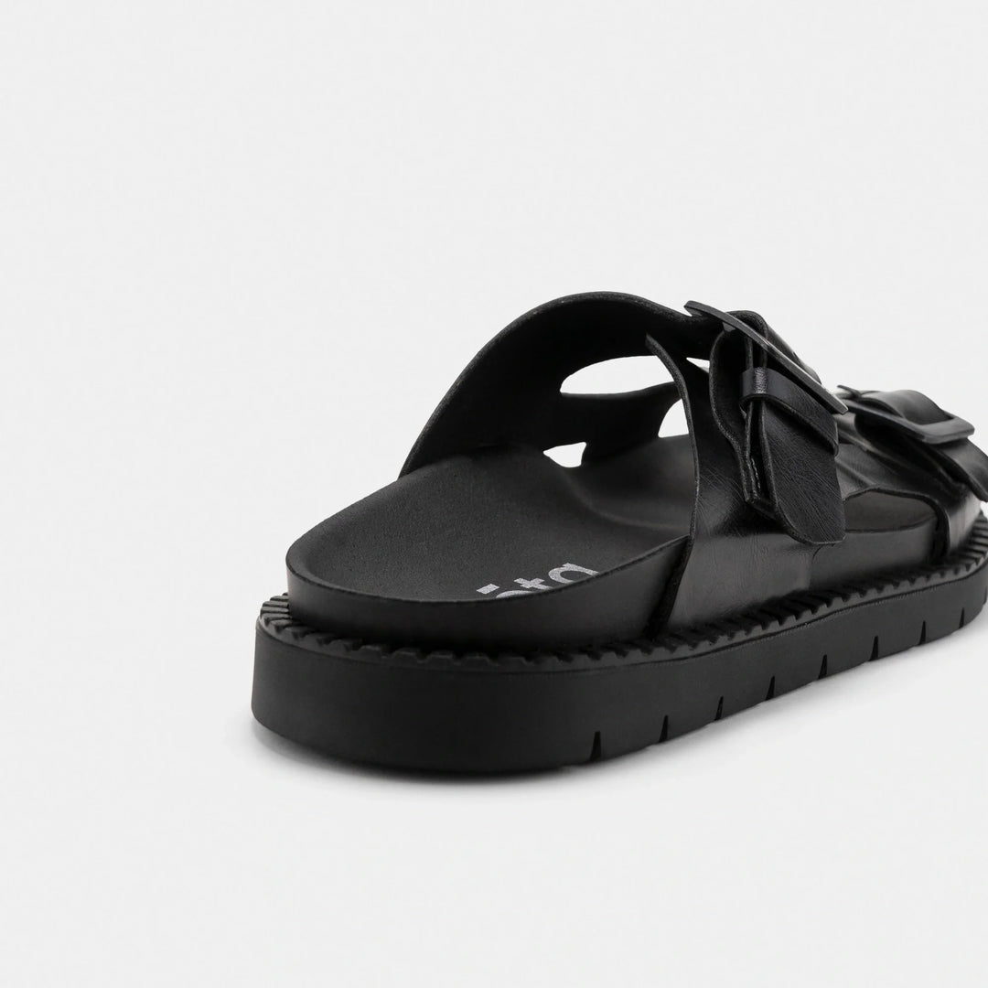 Sandales vegan praia noir