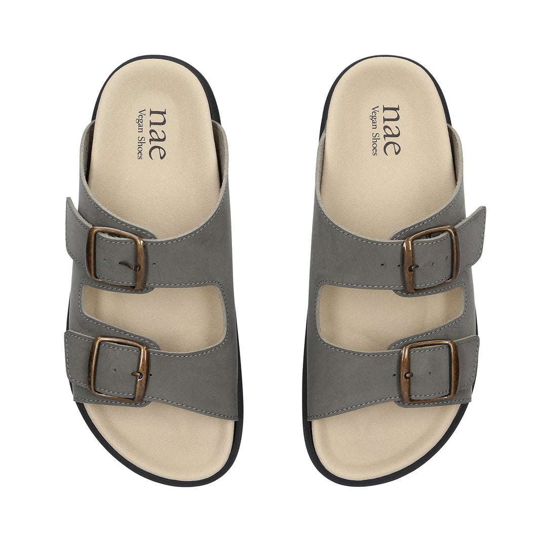 Vegane Unisex Sandalen Schnallenriemen gepolsterte Sohle Alltag