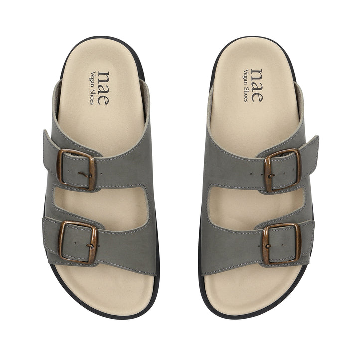 Vegane Unisex Sandalen Schnallenriemen gepolsterte Sohle Alltag