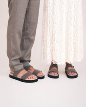 Charger l'image dans la galerie, Sandali vegani unisex slingback suola spessa comfort urbano regolabili