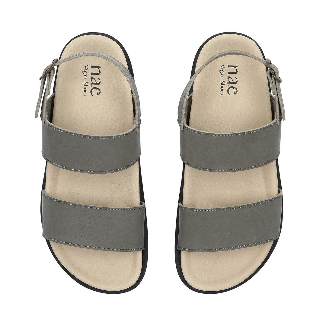 Vegan unisex slingback sandalen dikke zool urban comfort verstelbaar