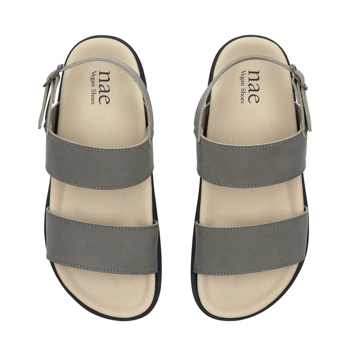 Vegan unisex slingback sandalen dikke zool urban comfort verstelbaar