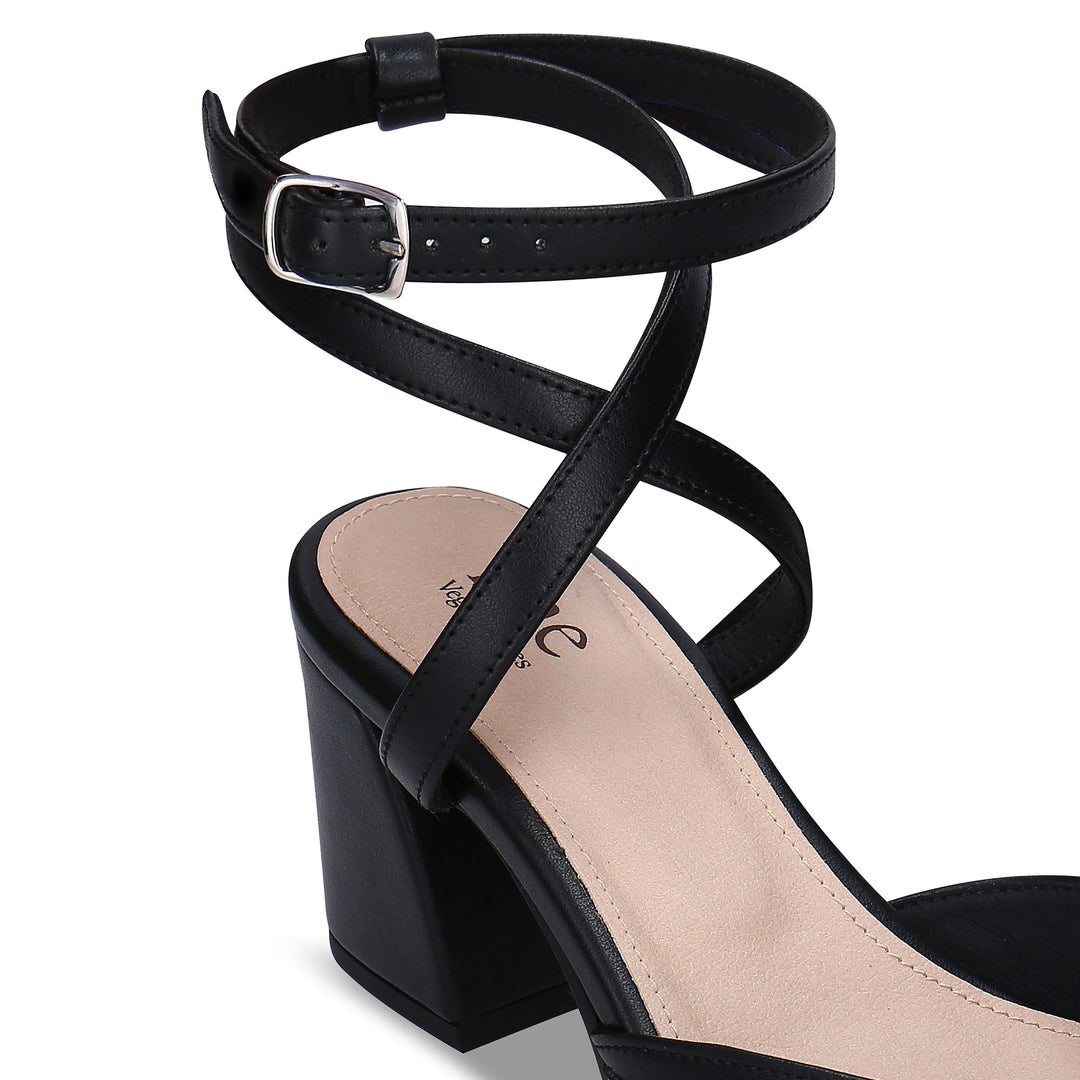 sandales à talons lanières