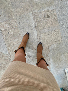 bottes Santiag vegan marron