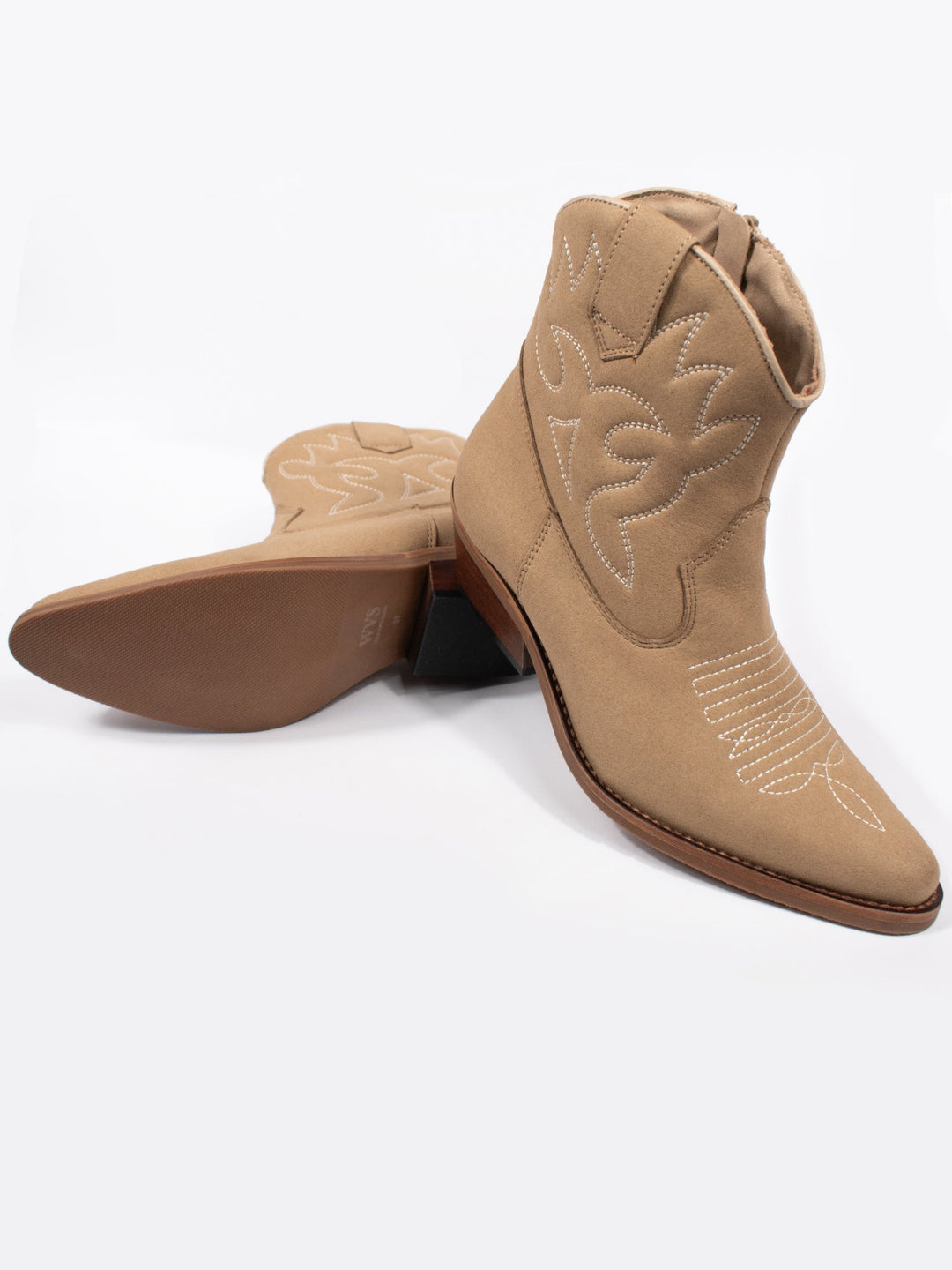 Santiag vegan basse beige