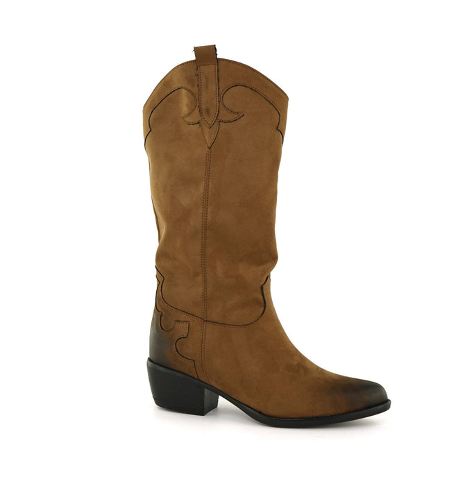 bottes Santiag vegan marron