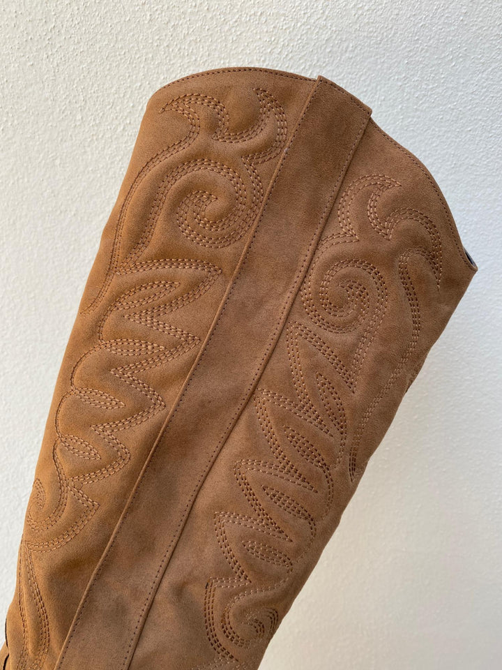 bottes Santiag vegan marron