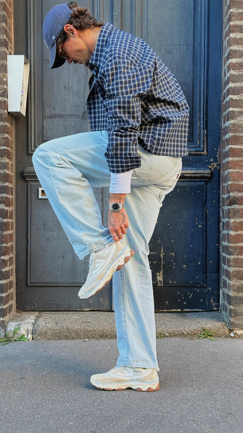 Sneakers vegan Dragonfly - Beige & White - Corn