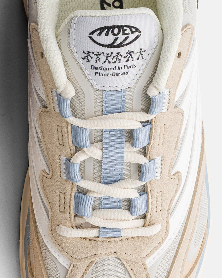 Sneakers vegan Dragonfly - Beige &amp; White - Corn