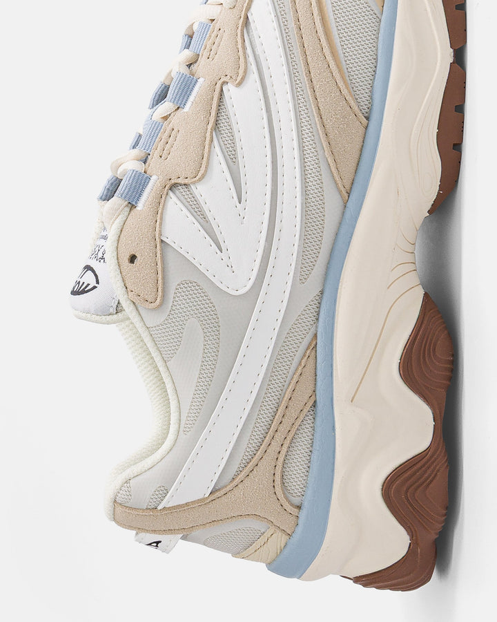 Sneakers vegan Dragonfly - Beige &amp; White - Corn