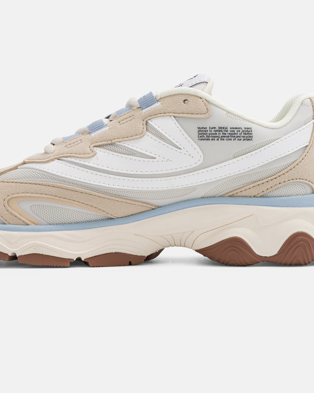 Sneakers vegan Dragonfly - Beige &amp; White - Corn