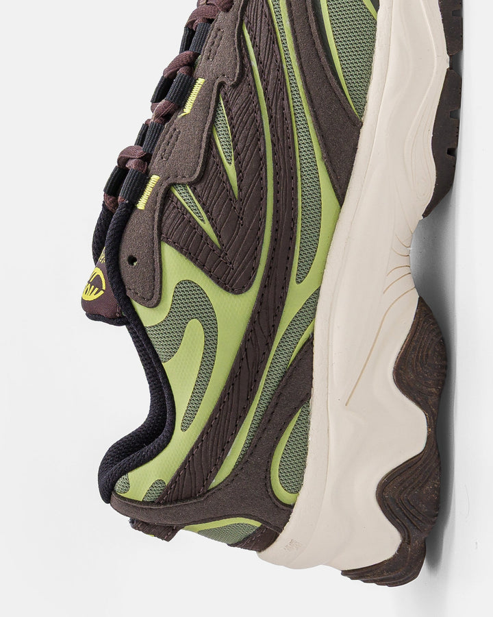 Sneakers vegan Dragonfly - Green Acid - Mushroom