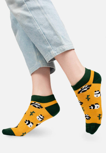 Panda-Knöchelsocken