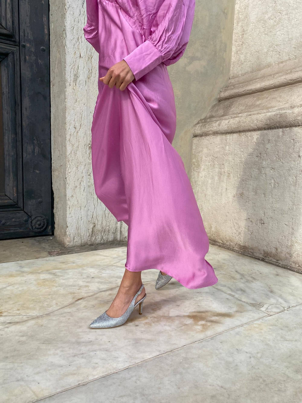 chaussures vegan à talons aiguilles paillettées
