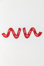 Charger l&#39;image dans la galerie, Straps personnalisées rouges pour baskets à scratch 