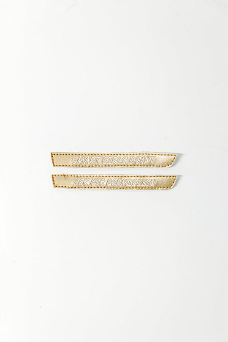 Straps Master Mind dorés pour baskets vegan pour femme