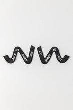 Charger l&#39;image dans la galerie, Straps Wild Walker noir pour baskets personnalisées tendance femme