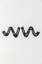Charger l&#39;image dans la galerie, Straps personnalisés Wild Walker noir pour baskets vegan pour femme