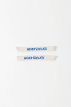 Charger l&#39;image dans la galerie, Straps Master Mind pour baskets à scratch vegan crème customisables