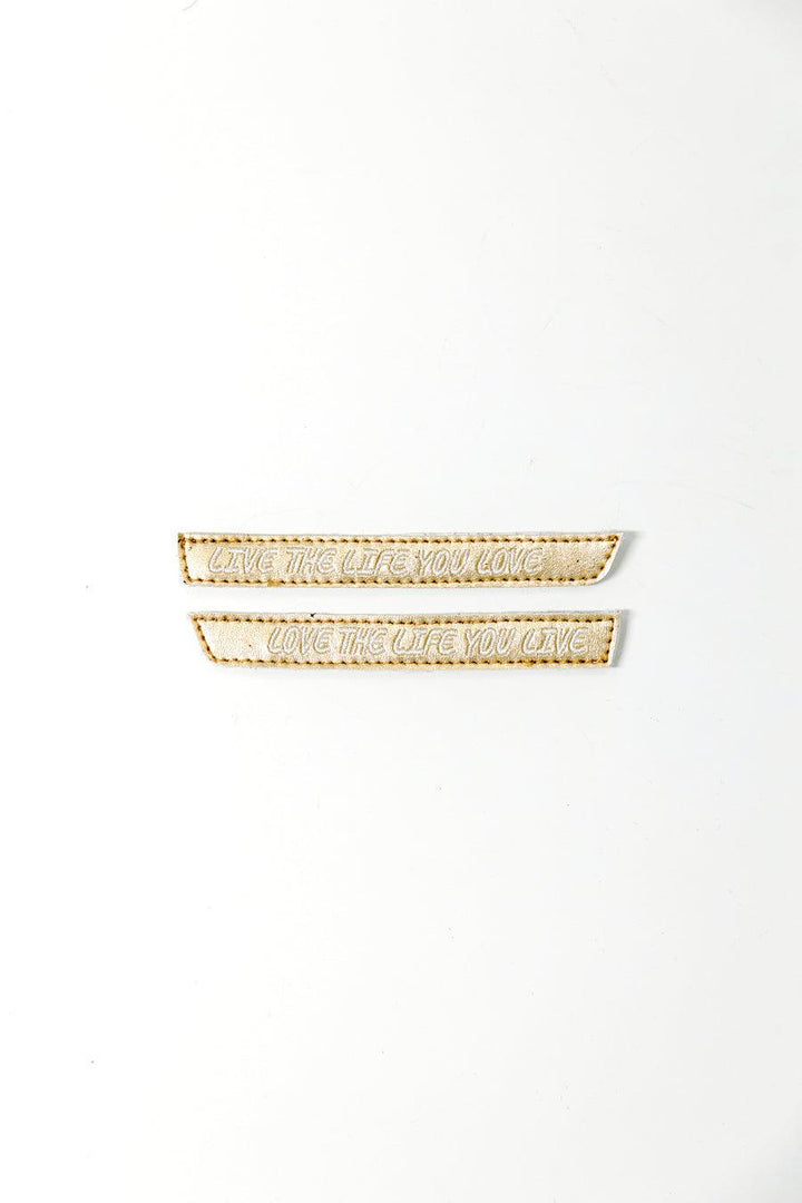 Straps Master Mind dorés pour baskets personnalisées pour femme
