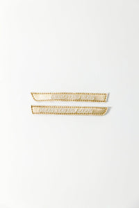 Straps personnalisés Master Mind dorés pour baskets vegan
