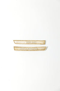 Straps Master Mind dorés pour baskets à scratch vegan
