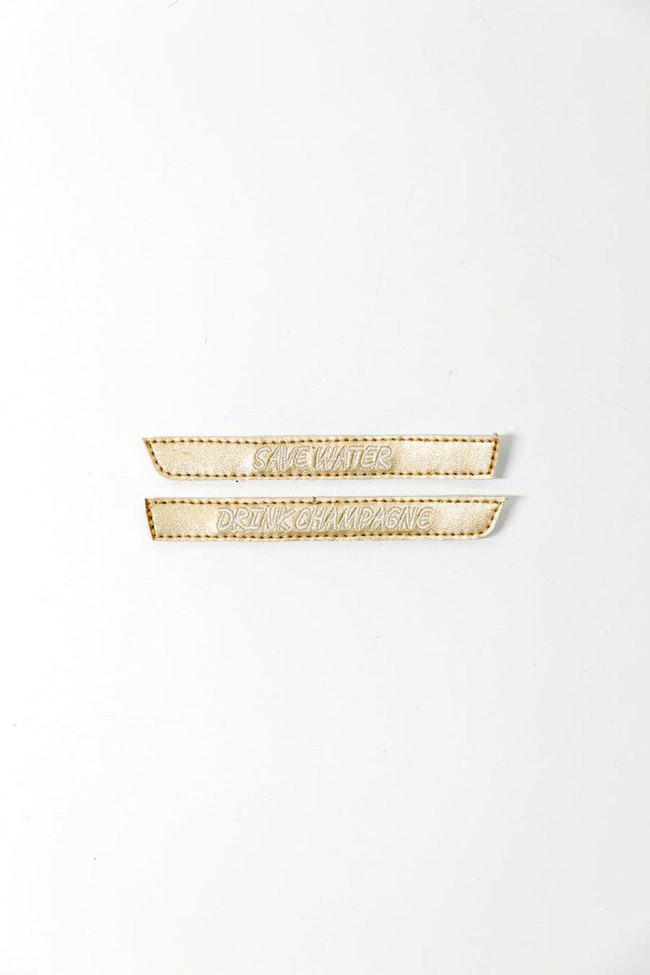 Straps Master Mind dorés baskets à scratch vegan personnalisées