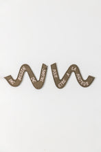 Charger l&#39;image dans la galerie, Straps kaki pour baskets vegan à message pour femme