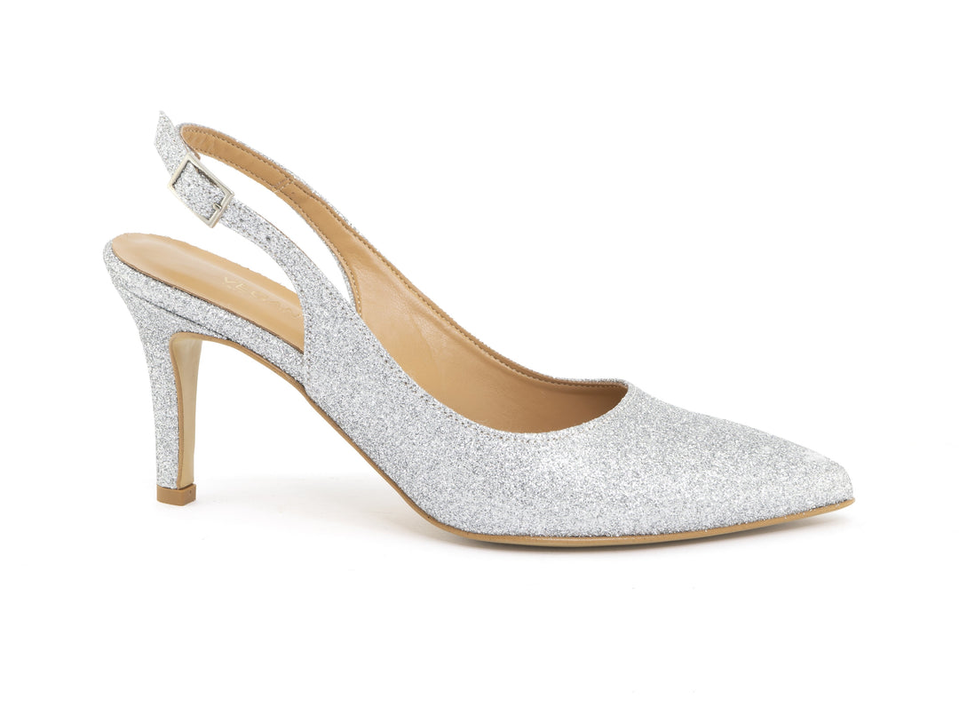 chaussures vegan à talons aiguilles paillettées