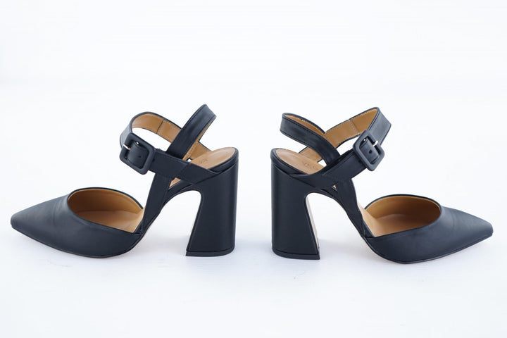chaussures à talons noires conçues à partir d&